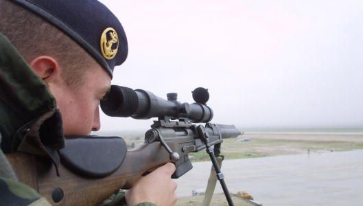 Soldier with rifle and scope 2