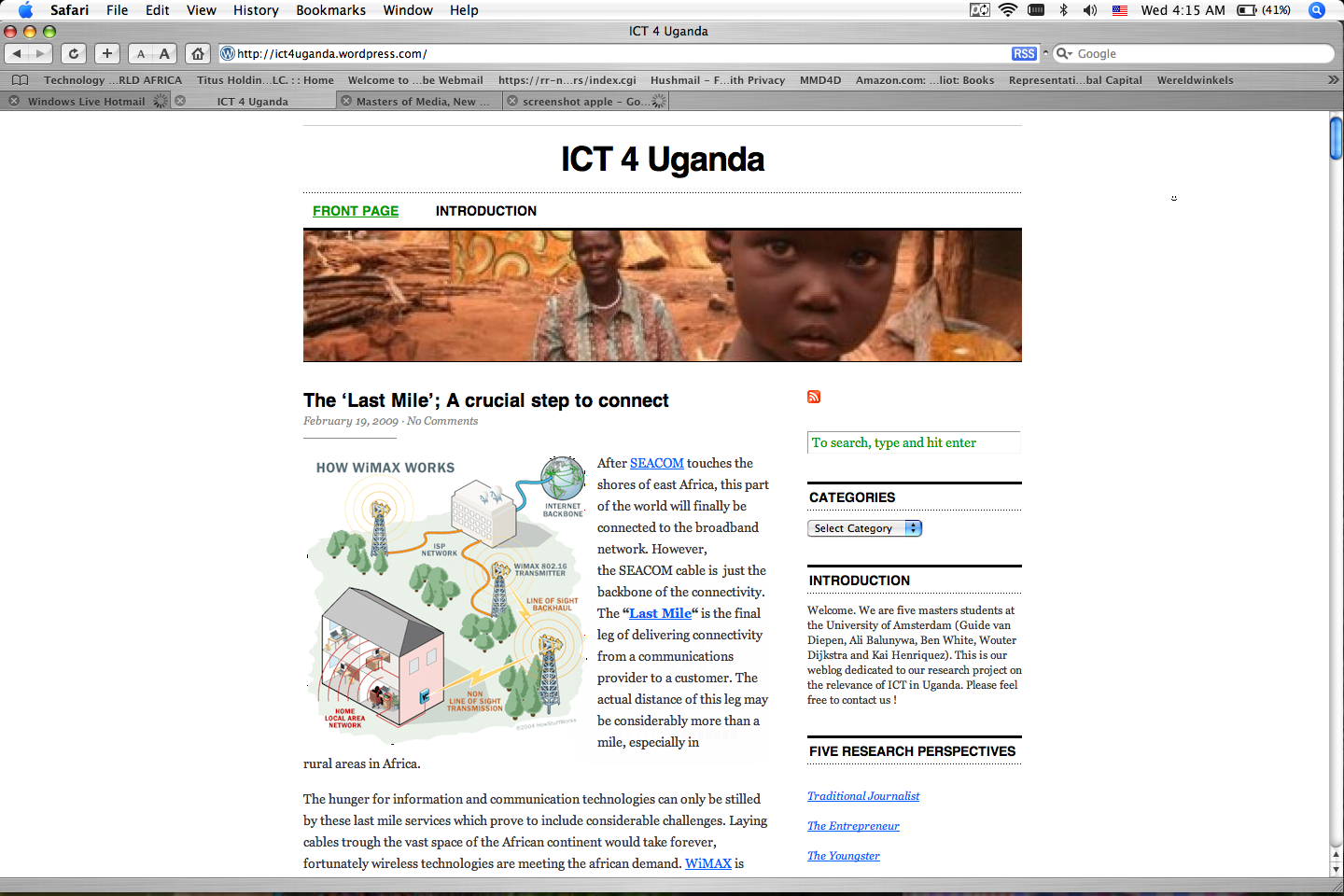 Research Project: ICT 4 Uganda