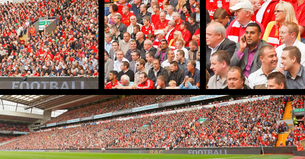 Liverpool fans panorama