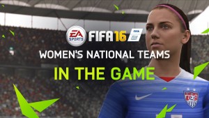 Alex Morgan FIFA16 Cover