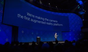 Mark Zuckerberg announcing the platformization of AR