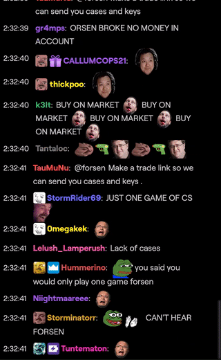 Kappa Twitch Chat Faces